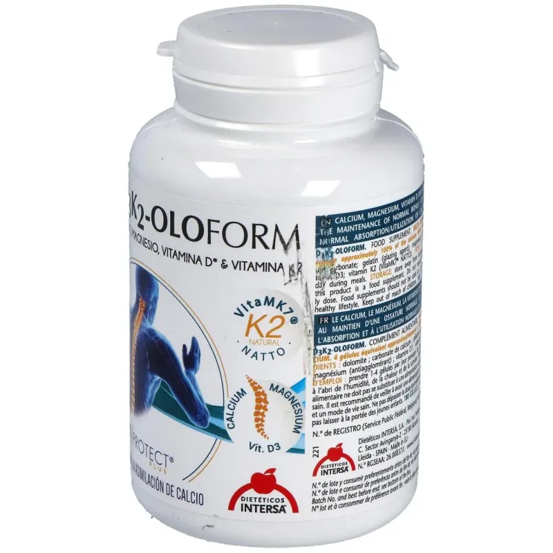 Intersa d3k-oloform 180caps | Farmacia Barata