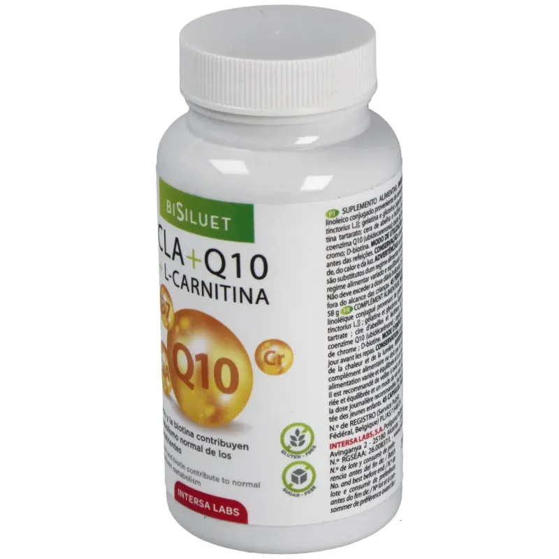 Intersa bisiluet cla + q10 + l carnitina 45caps | Farmacia Barata