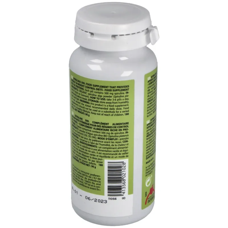Dieteticos intersa espirulina 180comp | Farmacia Barata