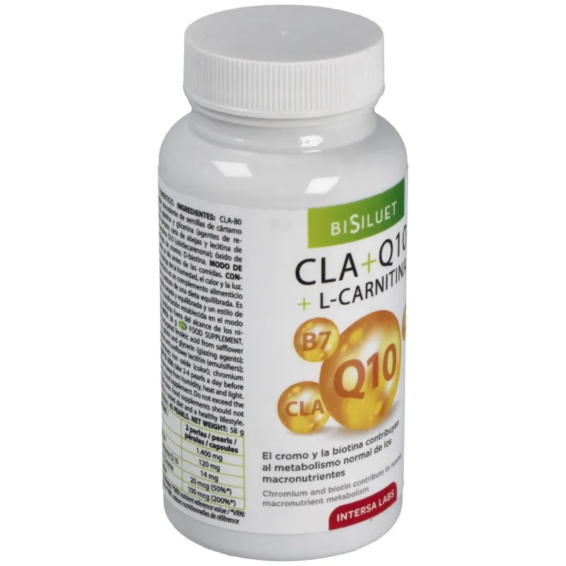 Intersa bisiluet cla + q10 + l carnitina 45caps | Farmacia Barata