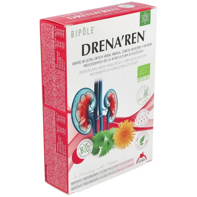 Drena ren depurativo renal 20amp. | Farmacia Barata