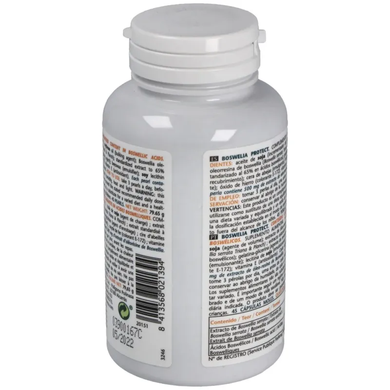 Intersa boswelia protect 500mg 45 perlas | Farmacia Barata