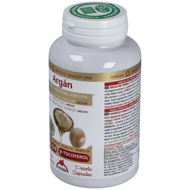 Intersa argán 80 perlas | Farmacia Barata
