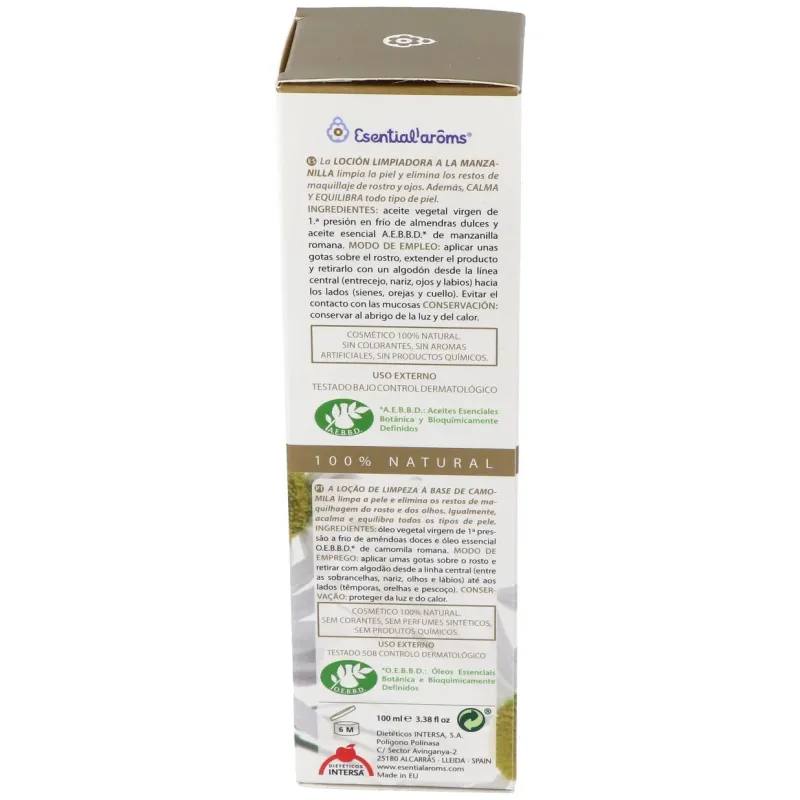 Locion limpiadora la manzanilla 100ml.esentialaro | Farmacia Barata
