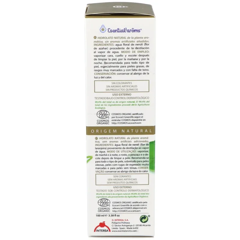Esential aroms agua floral neroli de azahar 100ml | Farmacia Barata