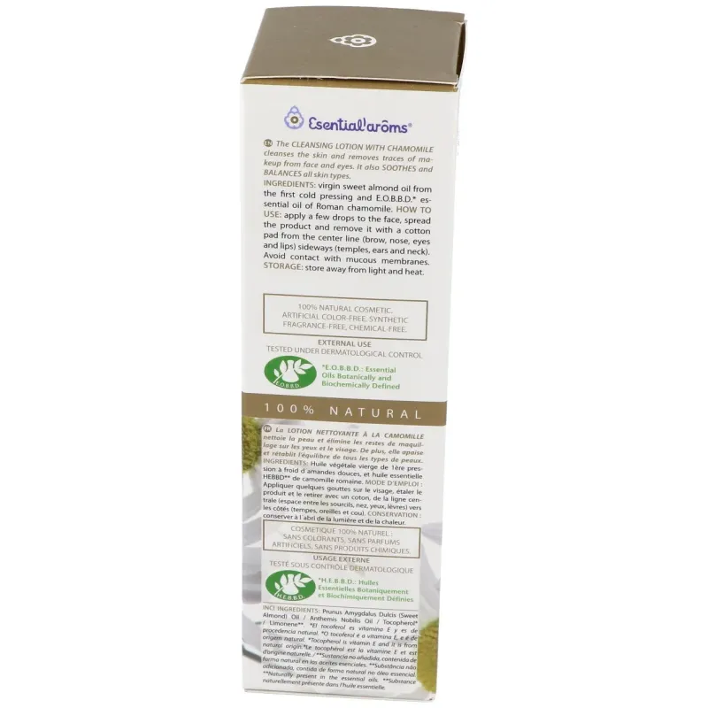 Locion limpiadora la manzanilla 100ml.esentialaro | Farmacia Barata