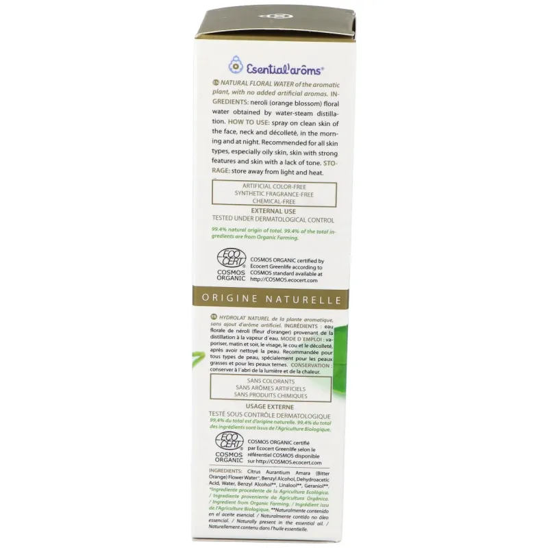 Esential aroms agua floral neroli de azahar 100ml | Farmacia Barata