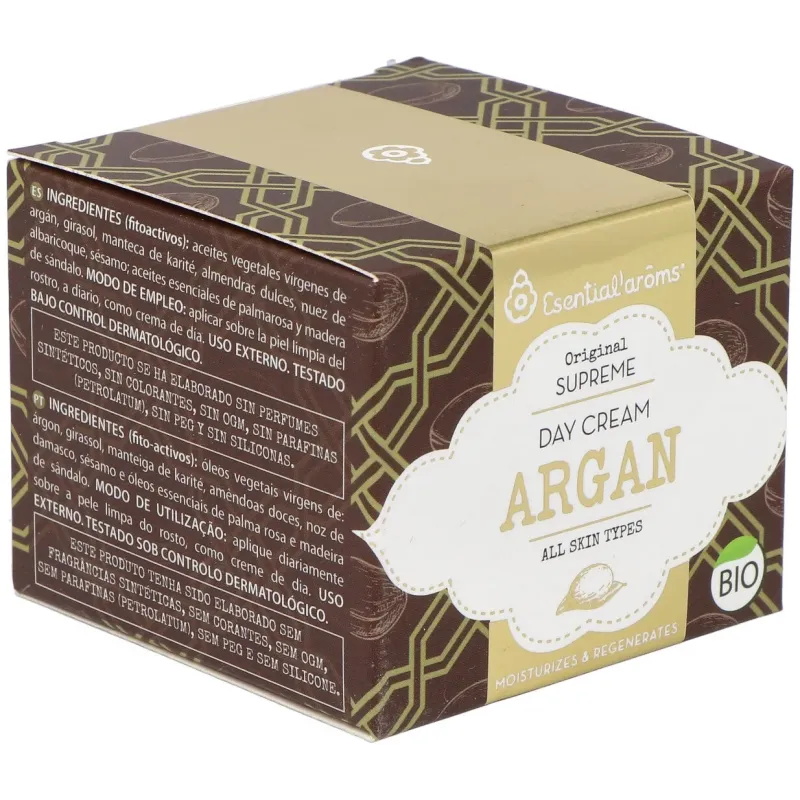 Esential aroms crema argan facial 50ml | Farmacia Barata