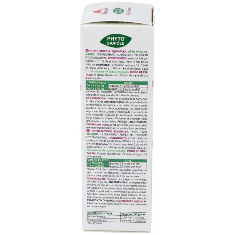Phyto-bipole bio echinacea 50ml. | Farmacia Barata