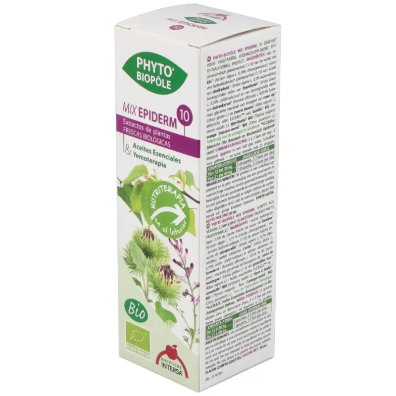 Intersa phytobiopole mix nº 10 epiderm bio 50ml | Farmacia Barata