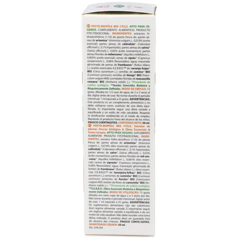 Phyto-bipole mix-cycle (ciclo menstrual) 50ml. | Farmacia Barata