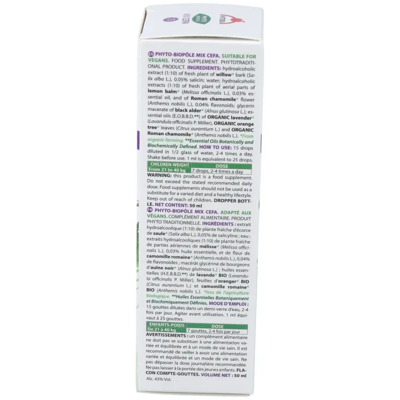 Phyto-bipole mix-cefa (cefaleas) 50ml. | Farmacia Barata