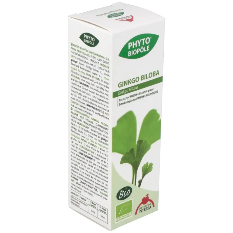 Phyto-bipole bio ginkgo biloba 50ml. | Farmacia Barata