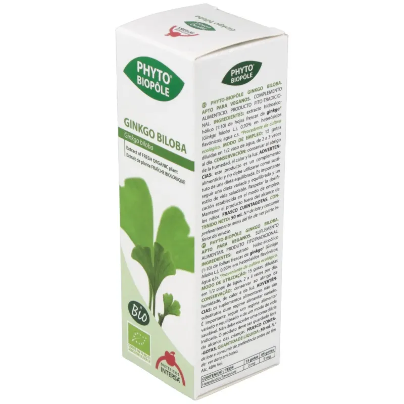 Phyto-bipole bio ginkgo biloba 50ml. | Farmacia Barata