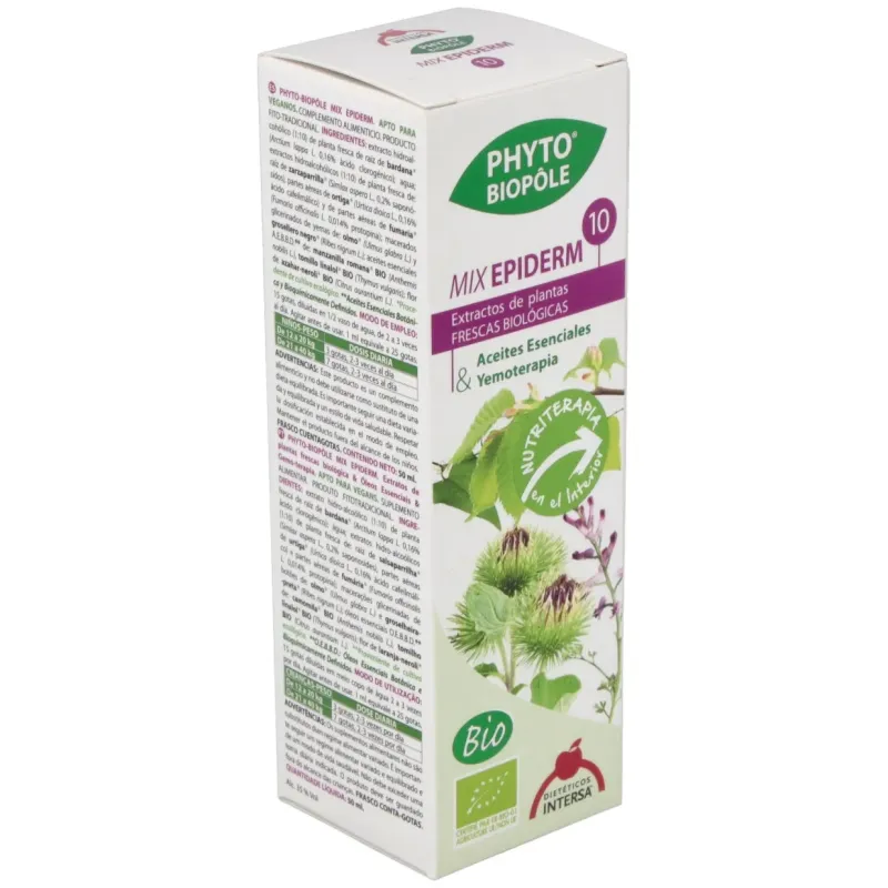 Intersa phytobiopole mix nº 10 epiderm bio 50ml | Farmacia Barata