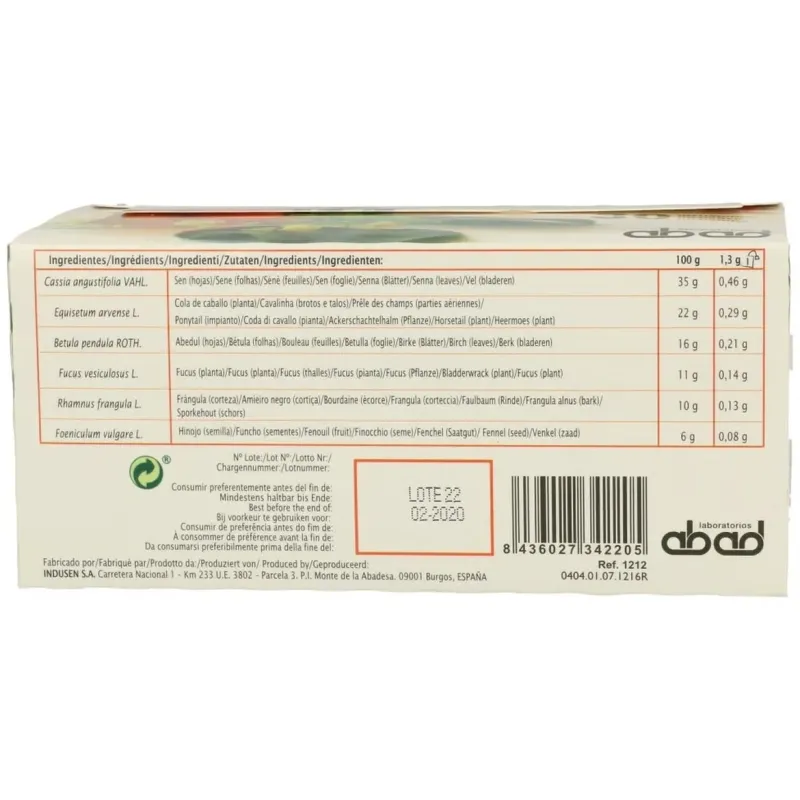 Abad bellsiluet infusion 30 sobres | Farmacia Barata