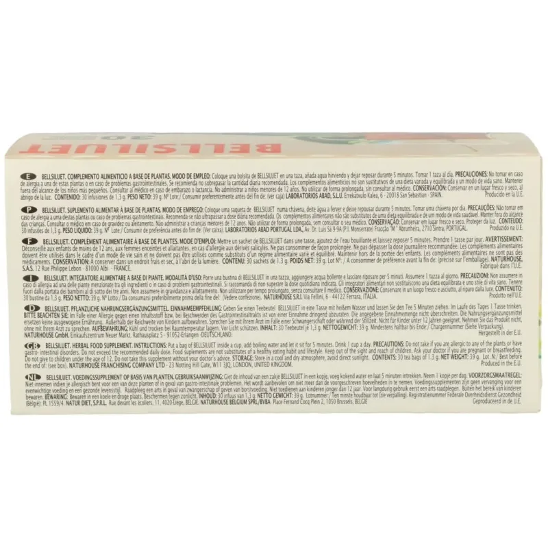 Abad bellsiluet infusion 30 sobres | Farmacia Barata