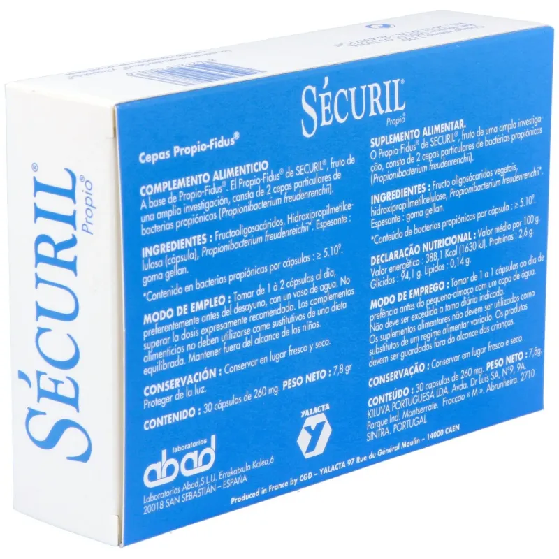 Securil 30 cápsulas | Farmacia Barata