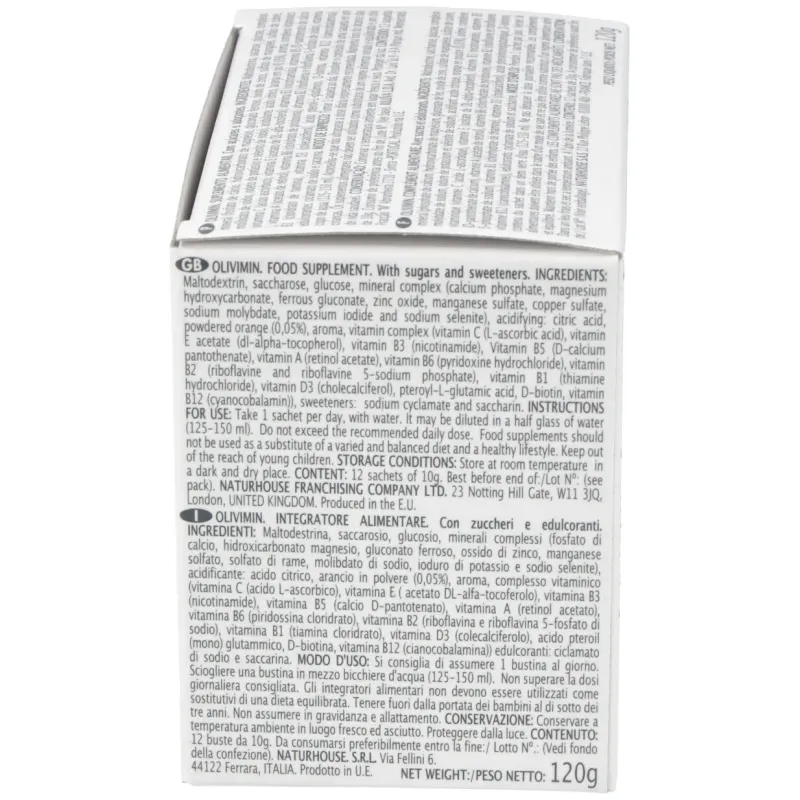 Olivimin vit+mine (iroviton) 12sbrs | Farmacia Barata Olivimin vit+mine (iroviton) 12sbrs | Farmacia Barata