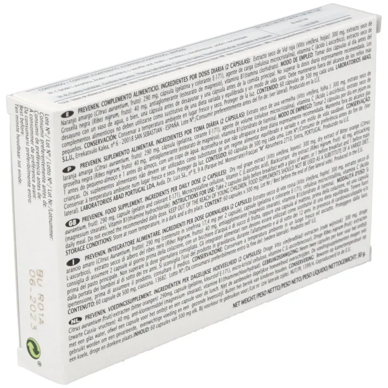 Prevenen varices/hemorroides 60cap | Farmacia Barata