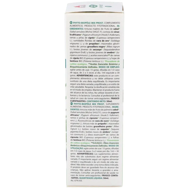 Phyto-bipole mix-prost (prostata) 50ml. | Farmacia Barata