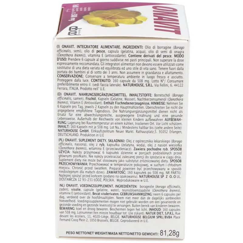 Onavit (onaplus) 160cap. | Farmacia Barata