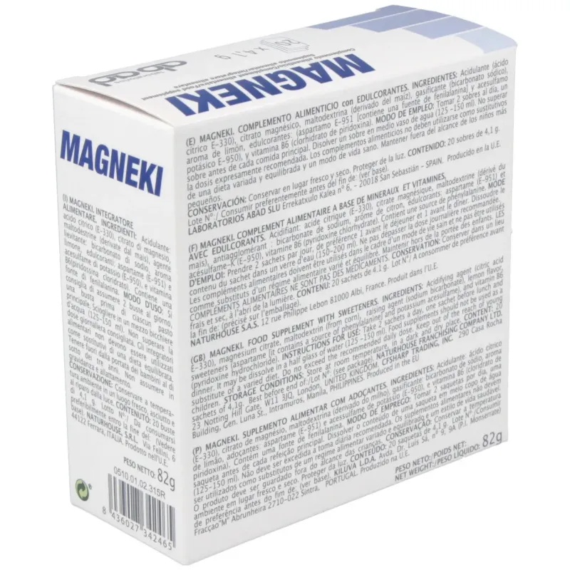 Magneki eferves musculos/huesos (magneva) 20sbrs. | Farmacia Barata