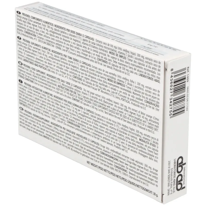 Prevenen varices/hemorroides 60cap | Farmacia Barata