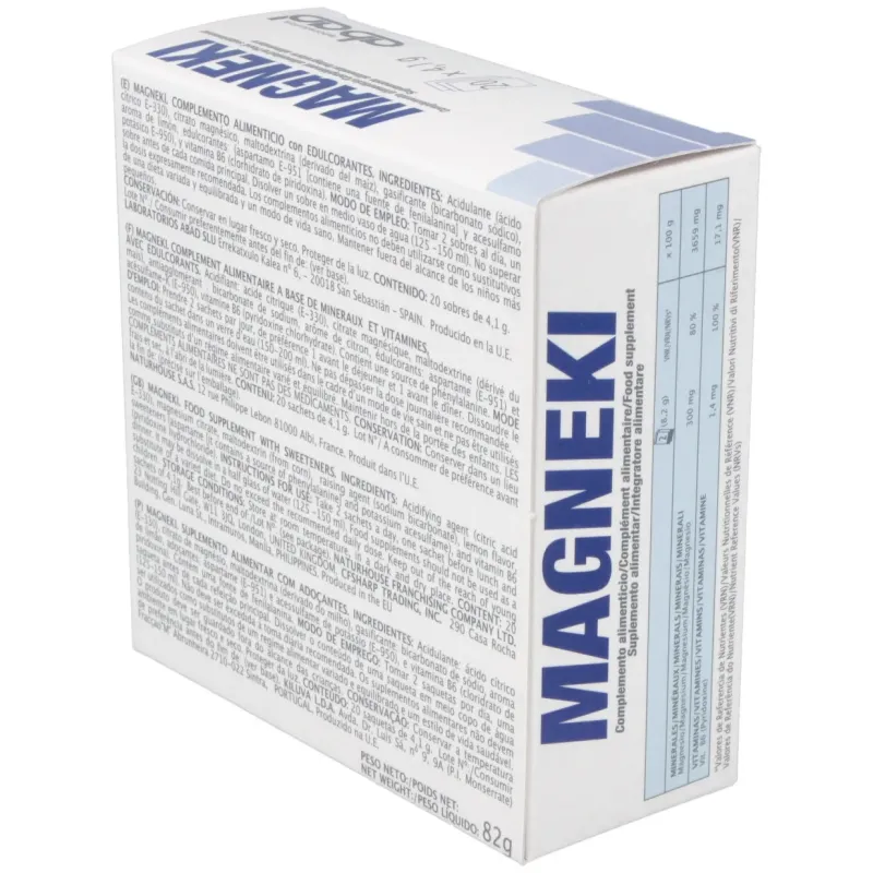 Magneki eferves musculos/huesos (magneva) 20sbrs. | Farmacia Barata