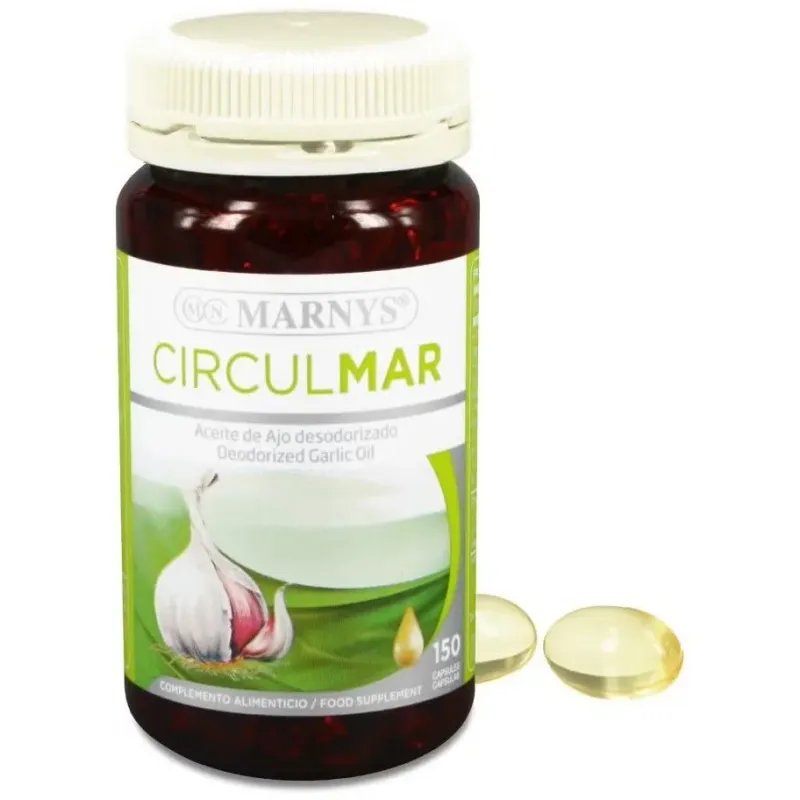 Marnys circulmar aceite de ajo 150caps | Farmacia Barata