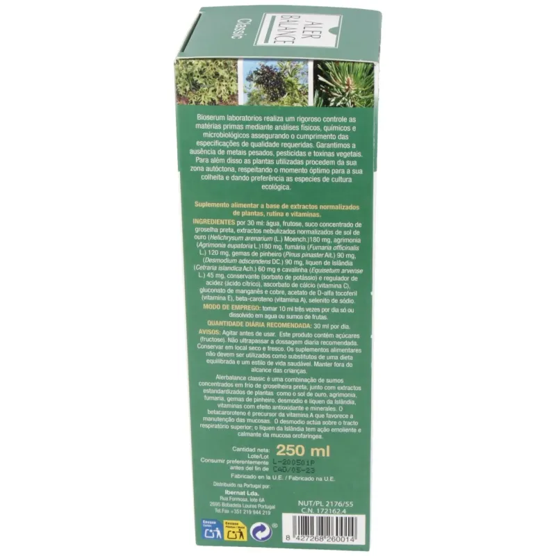 Bioserum alerbalance classic jarabe 250ml | Farmacia Barata