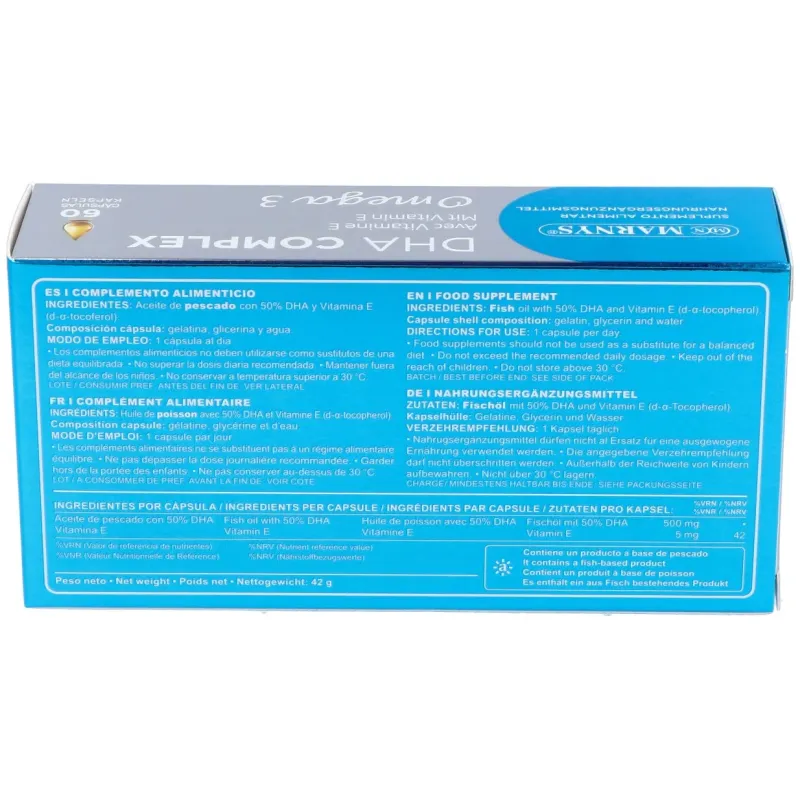 Dha complex 515mg. 60perlas | Farmacia Barata