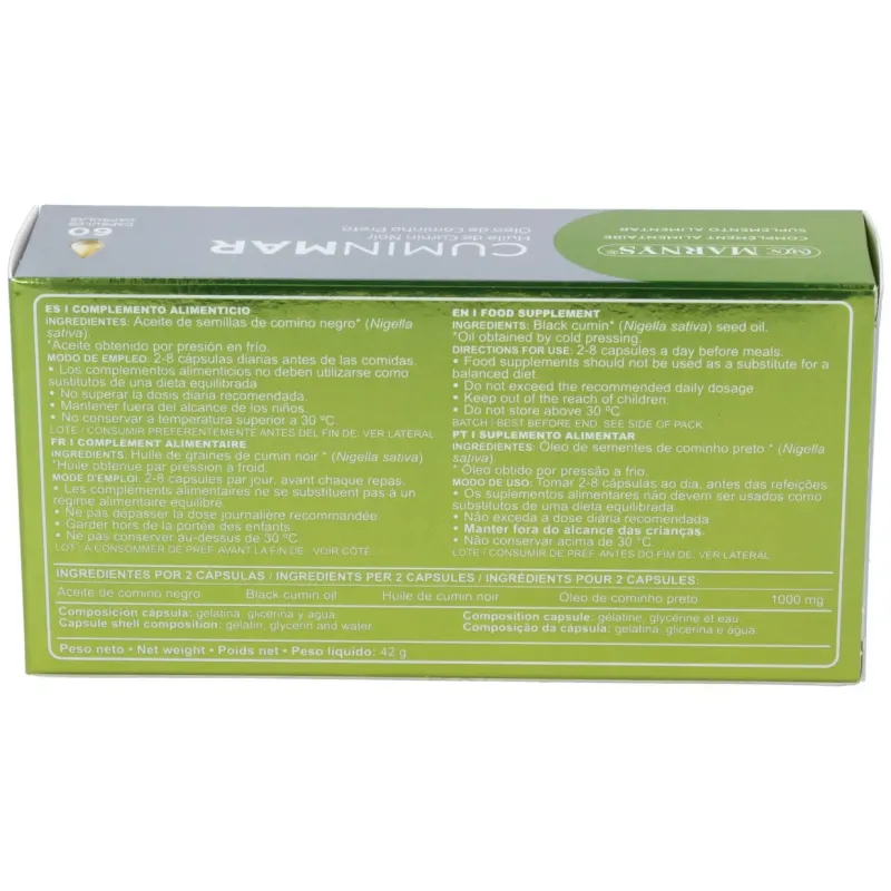 Cuminmar (comino negro) 60perlas | Farmacia Barata