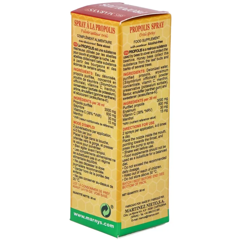 Marnys spray propoleo erisimo 30ml | Farmacia Barata