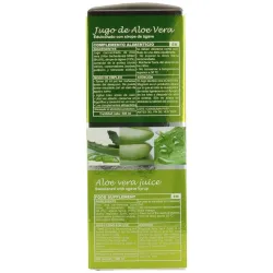 Jugo de aloe vera y agave puro 500ml. | Farmacia Barata