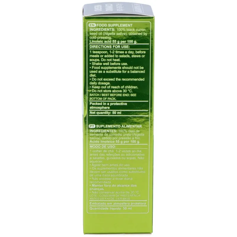 Marnys aceite puro comino negro 50ml | Farmacia Barata