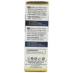 Marnys aceite puro neem 15ml | Farmacia Barata