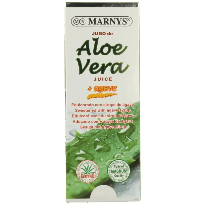 Jugo de aloe vera y agave puro 500ml. | Farmacia Barata