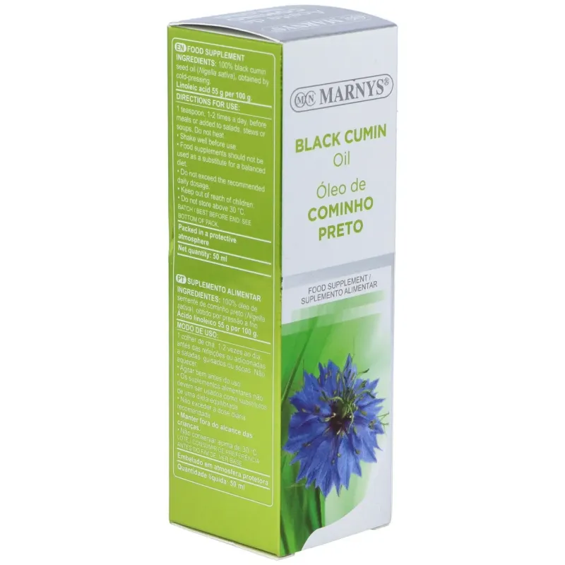 Marnys aceite puro comino negro 50ml | Farmacia Barata