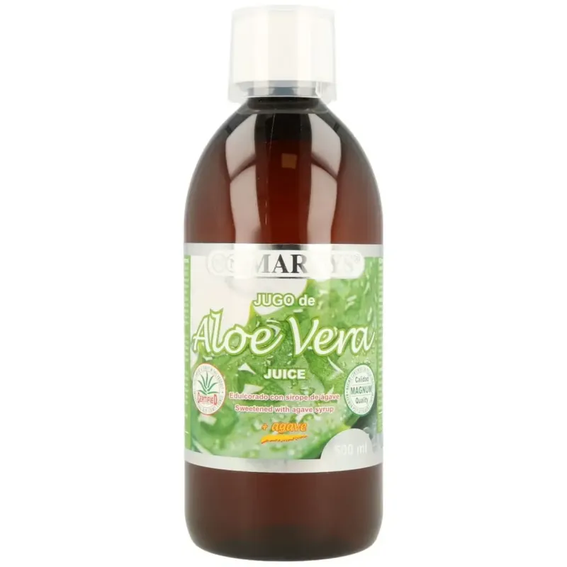 Jugo de aloe vera y agave puro 500ml. | Farmacia Barata