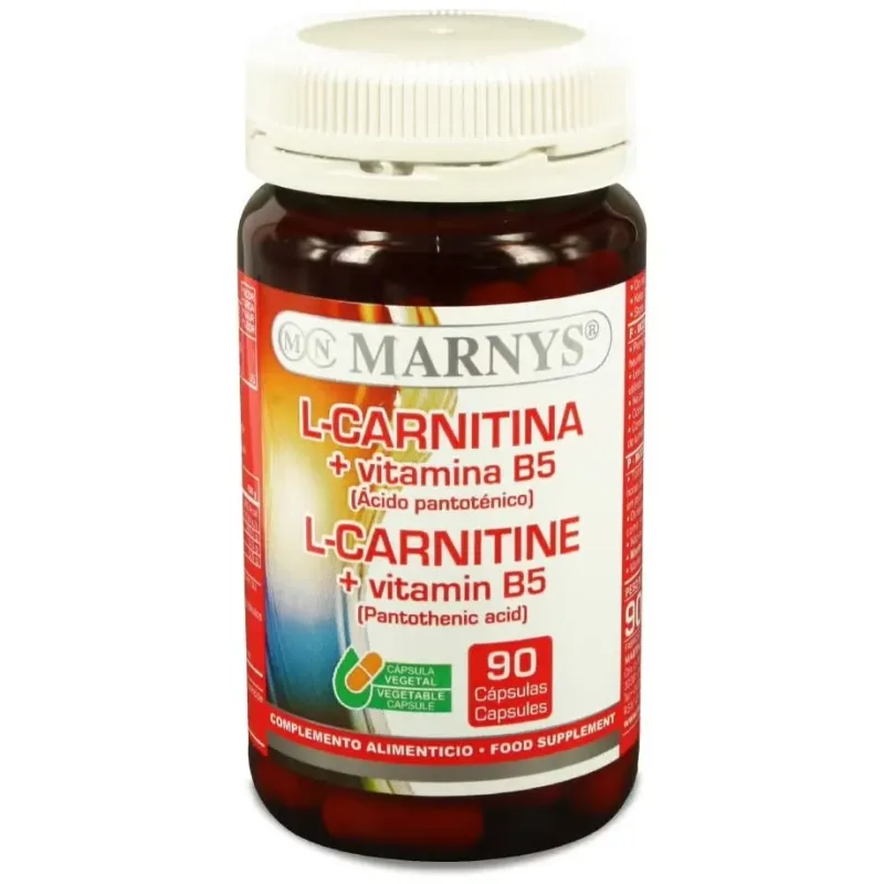 Marnys l-carnitina + vitamina b5 90cáps | Farmacia Barata Marnys l-carnitina + vitamina b5 90cáps | Farmacia Barata