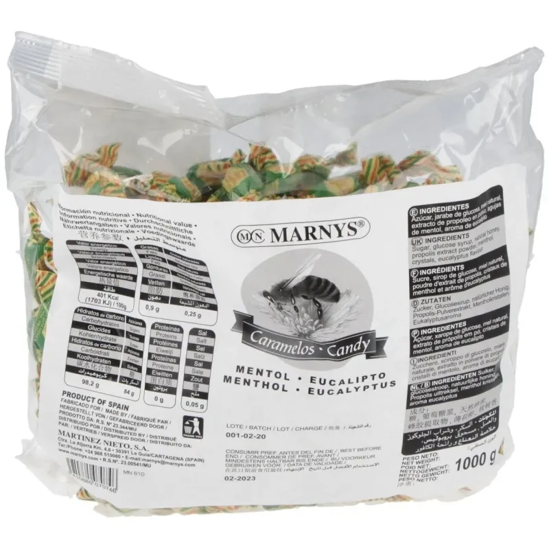 Marnys caramelos de propóleo con miel mentol eucalipto 1kg | Farmacia Barata Marnys caramelos de propóleo con miel mentol eucalipto 1kg | Farmacia Barata