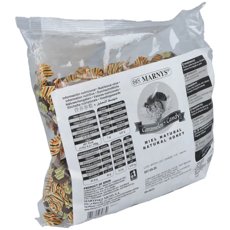 Marnys caramelos de propóleo con miel 1kg | Farmacia Barata Marnys caramelos de propóleo con miel 1kg | Farmacia Barata