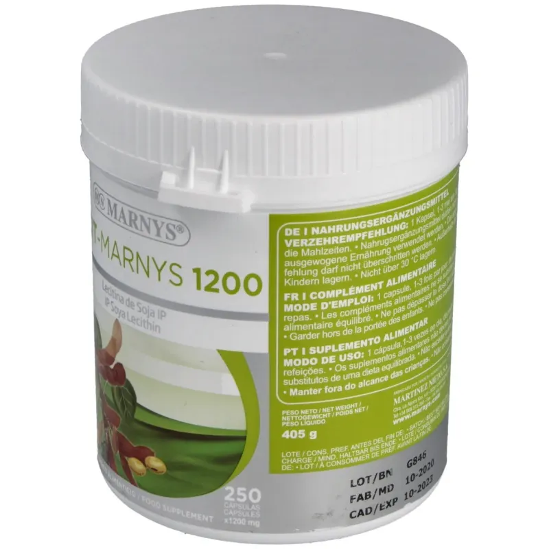 Lecitina de soja-lecitmar 1200mg. 250perlas | Farmacia Barata Lecitina de soja-lecitmar 1200mg. 250perlas | Farmacia Barata