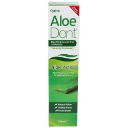Aloedent aloe vera triple accion dentifrico 100ml.