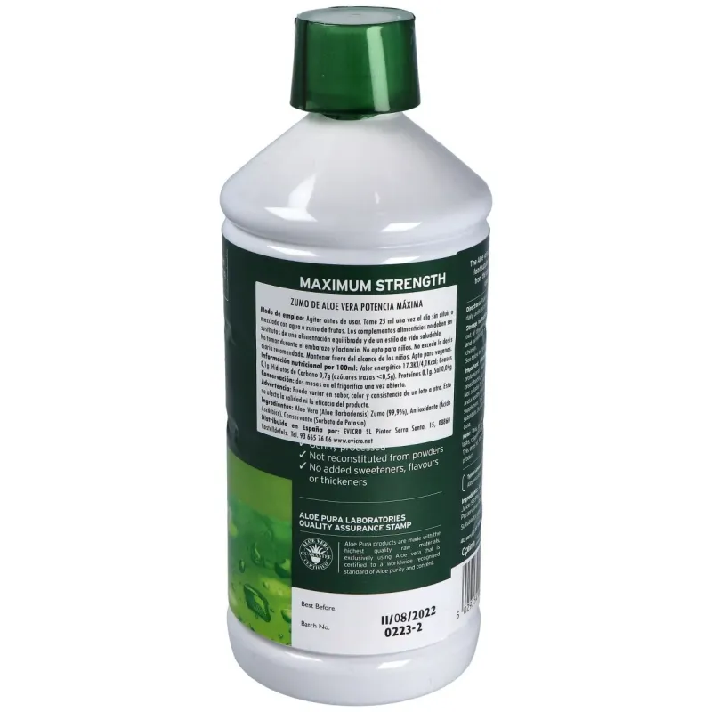 Aloe pura zumo aloe vera potencia max 1l | Farmacia Barata Aloe pura zumo aloe vera potencia max 1l | Farmacia Barata