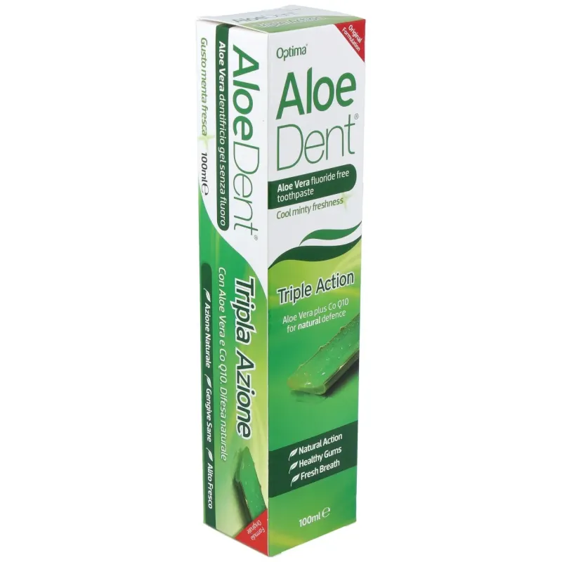 Aloedent aloe vera triple accion dentifrico 100ml. | Farmacia Barata