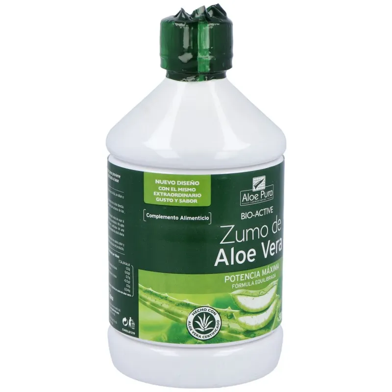 Aloe pura jugo aloe vera fuerza máxima 500ml | Farmacia Barata Aloe pura jugo aloe vera fuerza máxima 500ml | Farmacia Barata