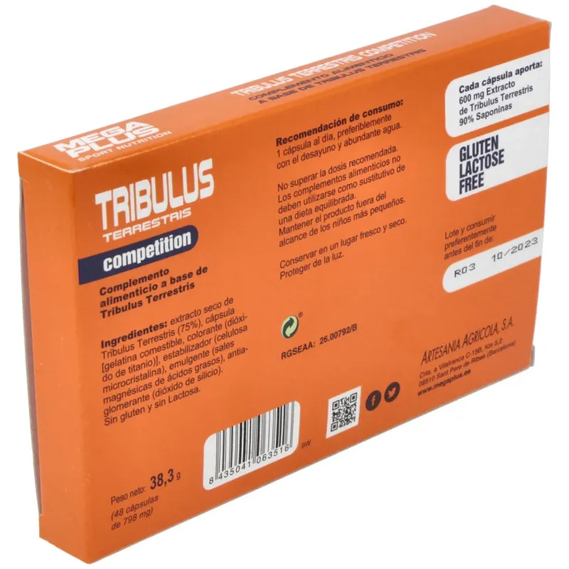 Tribulus 48cap. | Farmacia Barata