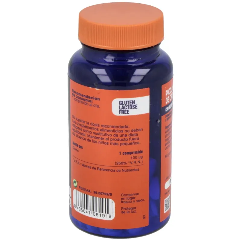 Cromo picolinato 100μg. 125comp. | Farmacia Barata